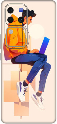 SKINADDA VIVO V30 PRO 5G Premium Vinyl Mobile Skin(Multicolor)