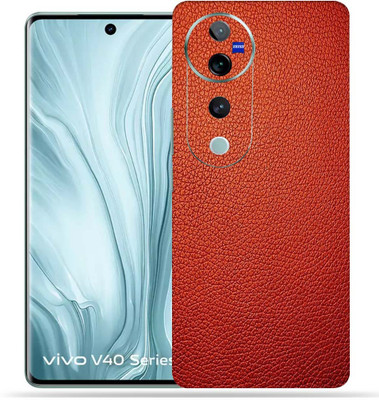 OggyBaba OggyBaba Vivo V40 Mobile Skin(Red Leather)