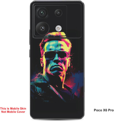 VYBE The Smart Choice Poco X6 Pro Abstract Embossed Mobile Skin(Dust Storm 1)