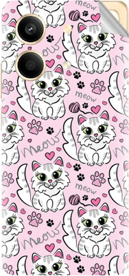 tiddler Xiaomi Redmi Note 13R Pro Mobile Skin(Pink& White)