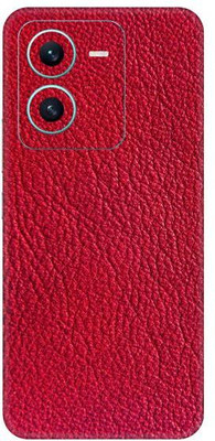Vcare GadGets V25 5G Mobile Skin(Leather Red)