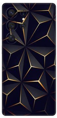 Vcare GadGets Galaxy S25 Ultra (5G) Mobile Skin(Black & Gold)