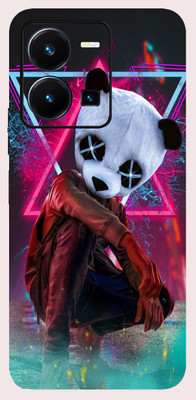 TJ CREATION Vivo Y35 Mobile Skin(Ultra Super Panda Party Mood Skin With High Matte Finish.)