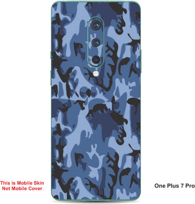 VYBE The Smart Choice One Plus 7 Pro Camouflage Embossed Mobile Skin(Judge Grey A1)