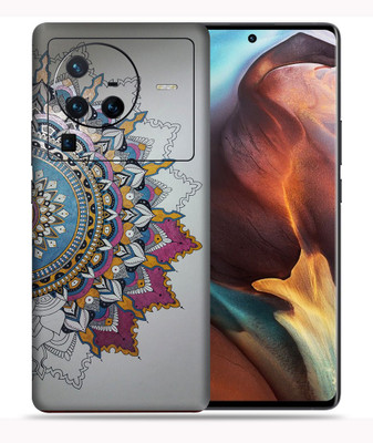 SkinoMania Vivo X80 Pro-5G Mobile Skin(Multicolor Mandala-Art)