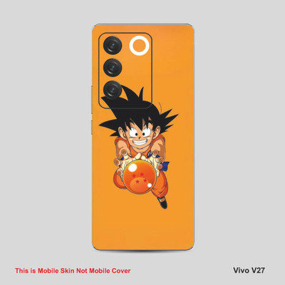 VYBE The Smart Choice Vivo V27 Goku Mobile Skin Mobile Skin(Deep Saffron A36)