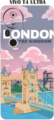 wrap craft VIVO T4 ULTRA Premium Vinyl BACK 171 Mobile Skin(Multicolor)