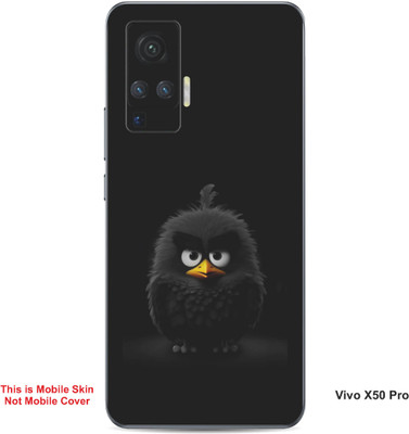 VYBE The Smart Choice Vivo X50 Pro Angry Bird Embossed Mobile Skin(Iridium B8)