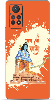 VYBE The Smart Choice Redmi Note 11Pro Shree Ram Mobile Skin Mobile Skin(Orange ( Crayola) 28)