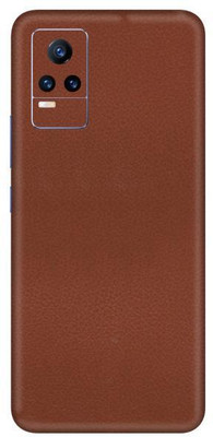 Vcare GadGets Vivo Y21e 5 G Mobile Skin(Leather Brown)