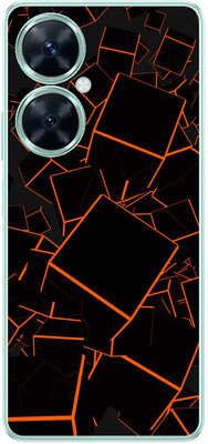 FCS Huawei nova 11i Printed Back skin Mobile Skin(Red Blue Texture)
