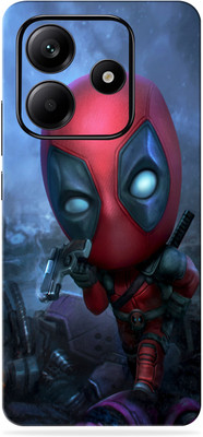 SkinoMania Xiaomi Redmi Note 14 Premium Vinyl Mobile Skin (Multicolor) Mobile Skin(Piddu-Deadpool)