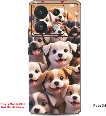 VYBE The Smart Choice Poco X6 Duck Embossed Mobile Skin(Cadillac Pink 1)