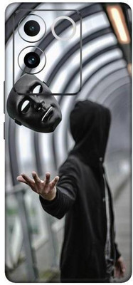 Vcare GadGets Mask Black Vivo T2 Pro 5G Mobile Skin(Multicolor)