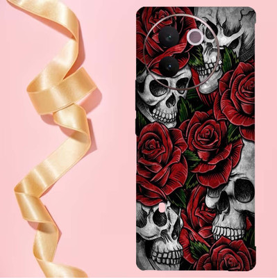 AsSkin Vivo V30e 5G Mobile Skin(Roses And Skulls Skin With Glossy Matte Finish.)