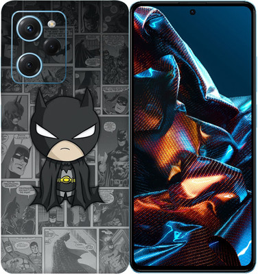 SkinoMania POCO X5 Pro 5G Mobile Skin(Multicolor Comic-Batman)