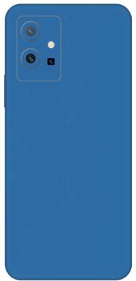 Vcare GadGets Glossy Light Blue vivo Y75 5G Mobile Skin(Glossy Light Blue)