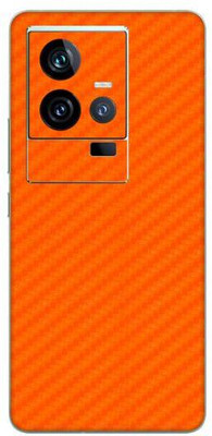 Vcare GadGets i QOO 11 5G Mobile Skin(Fiber Carbon Orange)