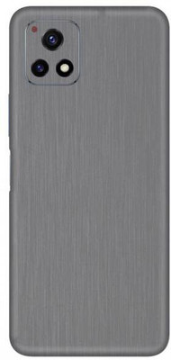 Vcare GadGets Brushed Silver vivo Y72 5G Mobile Skin(Brushed Silver)