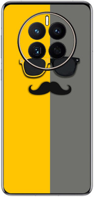 FCS Huawei Mate 50 Printed Back skin Mobile Skin(Moustache)