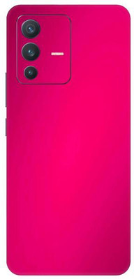 Vcare GadGets Metallic Pink Shining vivo V23 5G Mobile Skin(Metallic Pink Shining)