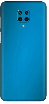 Vcare GadGets Redmi Note 9 Pro Max Mobile Skin(Metallic Light Blue Shining)
