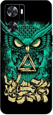 BugguSkin Oppo A77s Mobile Skin(Ultra Super Angry owl Skin With High Matte Finish.)