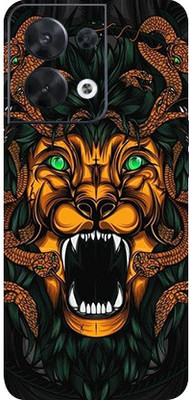 BUGGU Oppo Reno 8 5G Mobile Skin(Lion King Skin With High Matte Finish.)