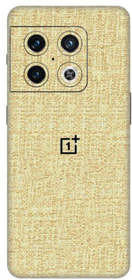Vcare GadGets One Plus 10 Pro 5G Skin Back Side With Camera Protection High Quality Premium Mobile Skin(Wooden Hemp Light)