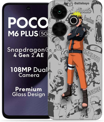 OggyBaba OggyBaba Poco M6 Plus 5g Mobile Skin(Naruto Baka)