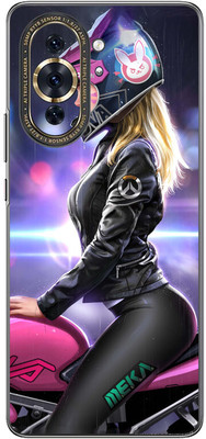 FCS Huawei nova 10 PRO Printed Back skin Mobile Skin(Girl With Bike)