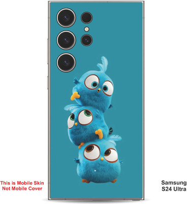 VYBE The Smart Choice Samsung S24 Ultra Jay,Jake & Jim Embossed Mobile Skin(Sea Blue 15)