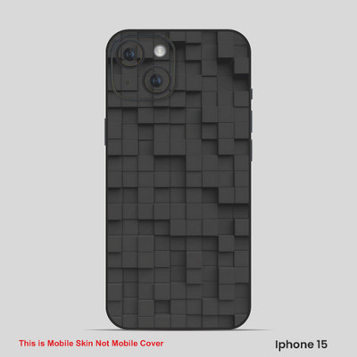 VYBE The Smart Choice iPhone 15 Pattern Mobile Skin(Black Cow 10)
