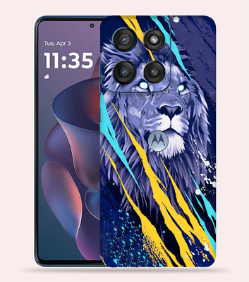 OggyBaba OggyBaba Moto G60 pro 5g Mobile Skin(Text Lion)