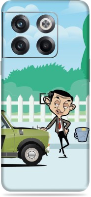 SkinoMania Oneplus 10T Mobile Skin(Multicolor Mr Bean Car)