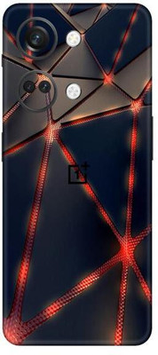 Vcare GadGets One Plus Nord 3 5G Red Black L.jpg Mobile Skin(Multicolor)