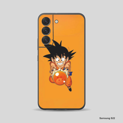 VYBE The Smart Choice Samsung S22 Goku Mobile Skin Mobile Skin(Deep Saffron 31)