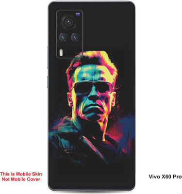 VYBE The Smart Choice Vivo X60 Pro Art Embossed Mobile Skin(Multi Color 11)