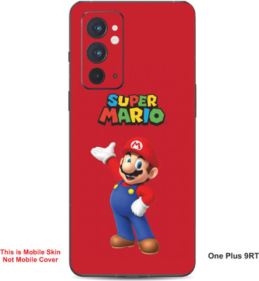 VYBE The Smart Choice One Plus 9RT Super Mario Embossed Mobile Skin(Engine Red 22)