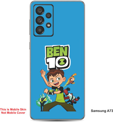 VYBE The Smart Choice Samsung A73 Ben 10 Embossed Mobile Skin(Curious Blue 3)