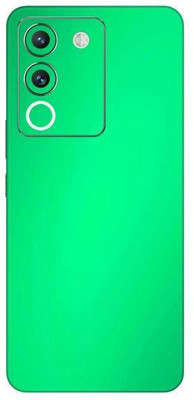 Vcare GadGets Vivo Y200 5G Mobile Skin(Metallic Light Green Shining)