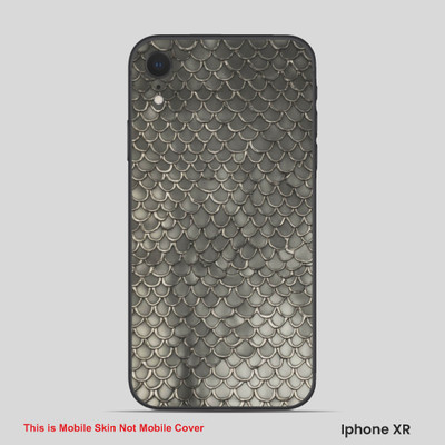 VYBE The Smart Choice iPhone XR Pattern Mobile Skin(Friar Grey 3)
