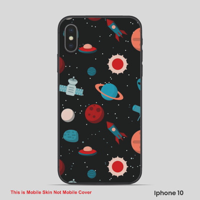 VYBE The Smart Choice iPhone 10 Universal Mobile Skin(Chili Red 4)