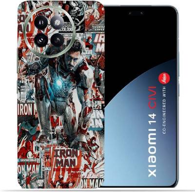 WeCre8 Skin's WeCre8 Skin's Xiaomi 14 Civi Mobile Skin(Ironman Comic)