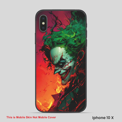 VYBE The Smart Choice iPhone 10X Horror Mobile Skin(Pixie Green 3)