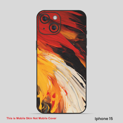 VYBE The Smart Choice iPhone 15 ART Mobile Skin(Multi color SKI I16)
