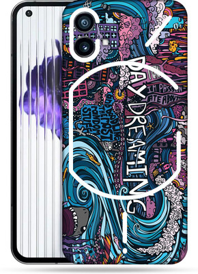 SkinoMania Nothing-Phone(1) Mobile Skin(Multicolor Day Dreaming)