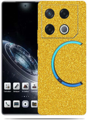 BUGGU Infinix GT 20 Pro Mobile Skin(Ulltra Super Sparkling Golden Glitter Skin With High Matte Finish., Mobile Skin (Back+Side+Camera))