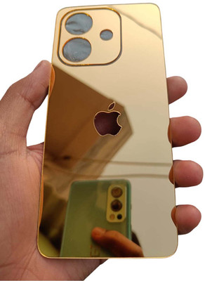 TWUAOP OPPO A3X 5G MOBILE SKIN MIRROR BACK PANNEL ACRYLIC SHEEL Mobile Skin(Gold)