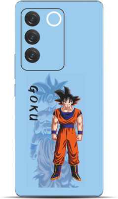 VYBE Vivo 27 Goku Mobile Skin Mobile Skin(Light Sky Blue 30)